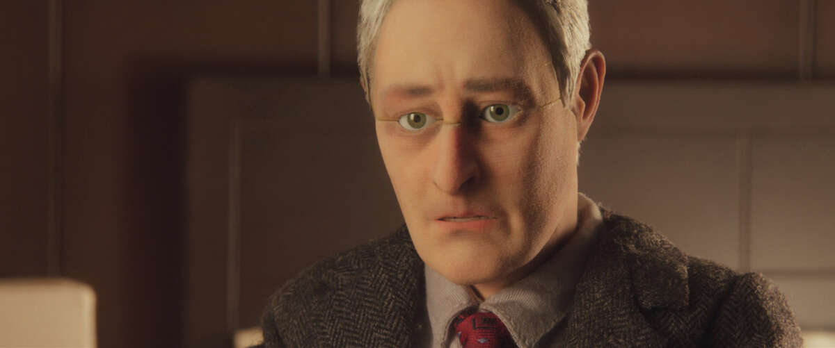 This photo provided by Paramount Pictures shows, David Thewlis voices Michael Stone, in the animated stop-motion film, "Anomalisa," by Paramount Pictures. The film opens in U.S. theaters in Jan. 2016. (Paramount Pictures via AP)