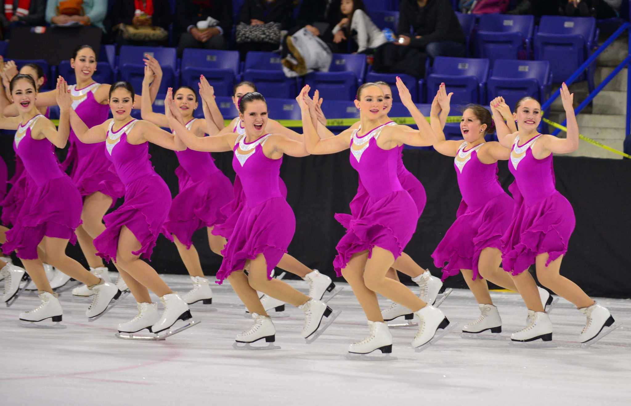 Skyliners synchronized skating team earn six medals at Colonial Classic