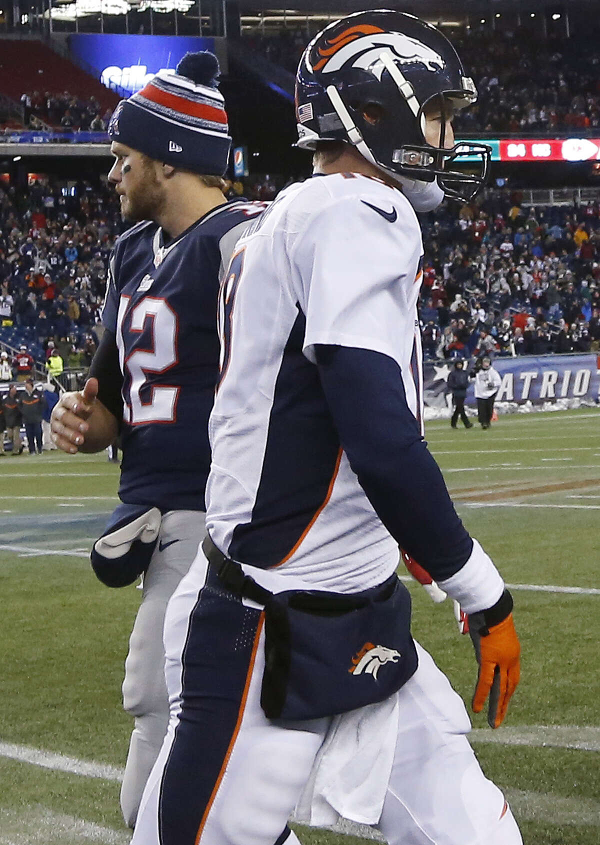 2014 AFC Championship game, Patriots vs. Broncos: Peyton Manning