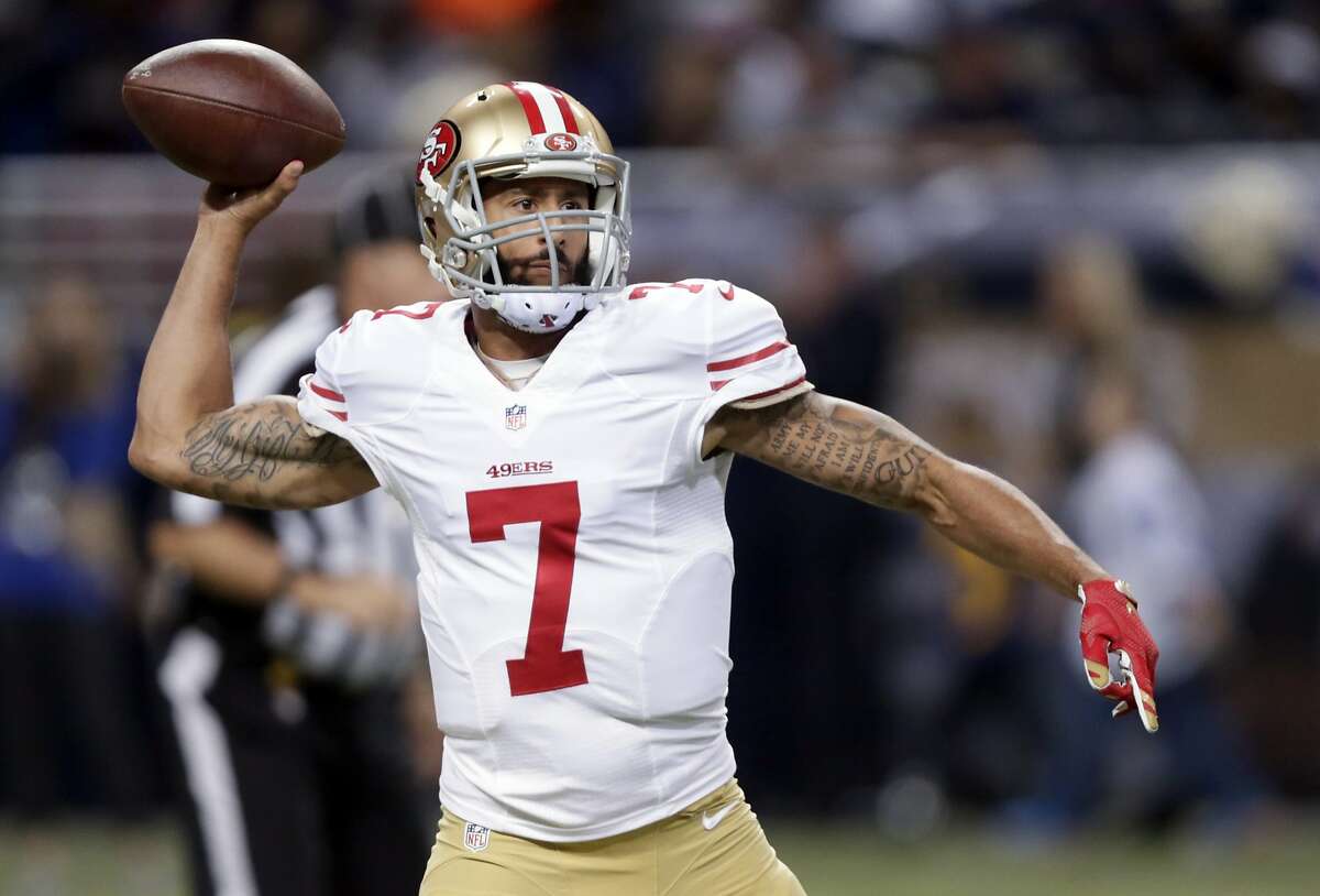 Colin Kaepernick jerseys on sale at 49ers' team store