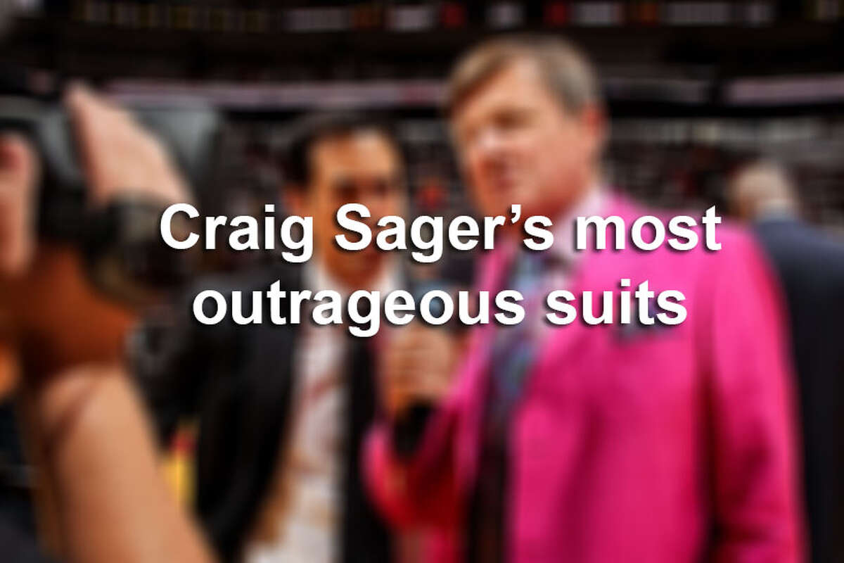 Some of the funkiest suits ever worn by Craig Sager on the sidelines.
