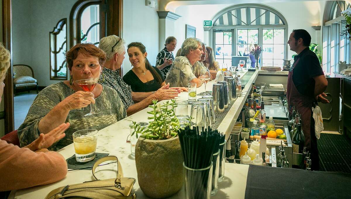 The bar at Chalkboard in Healdsburg, Calif., is seen on Friday, July 19th, 2013.