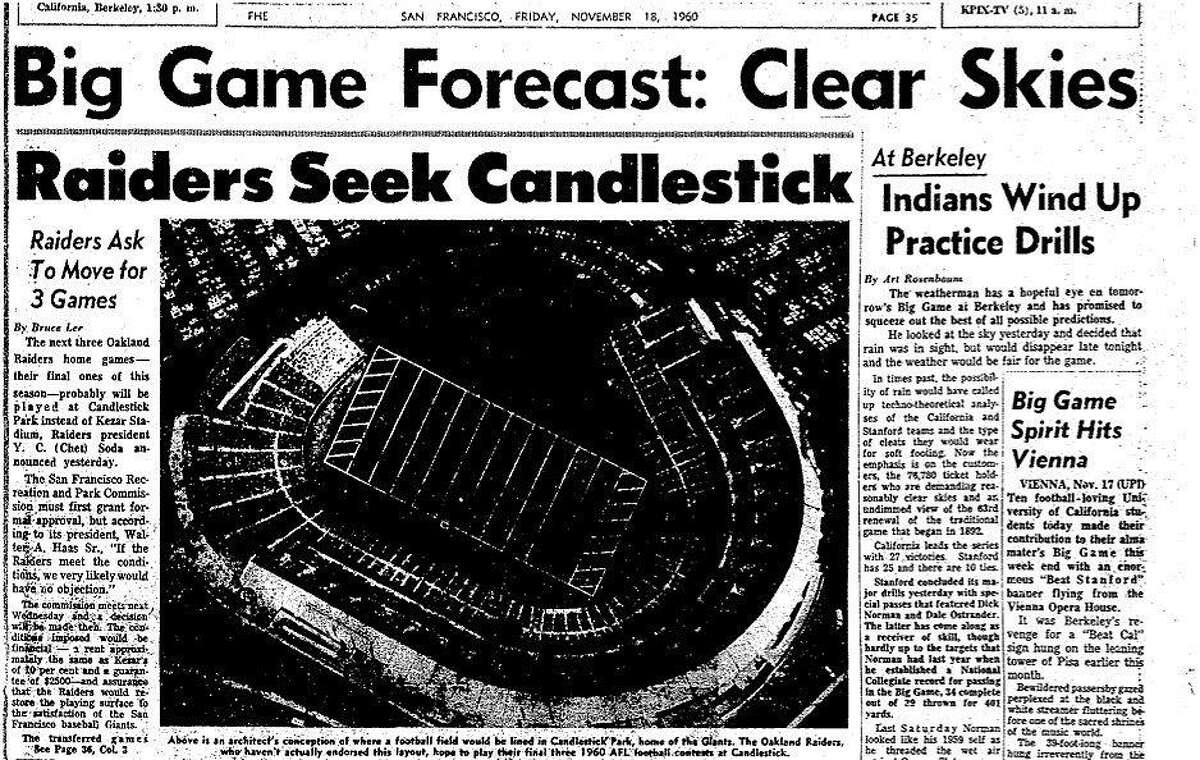 Raiders' home headaches: From 1960 in S.F. to today  Oakland coliseum,  Baseball park, Baseball stadiums pictures