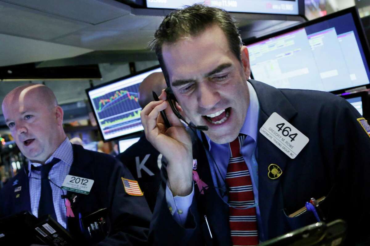 The stock market slid steeply Friday with the Dow Jones Industrial Average down nearly 400 points.