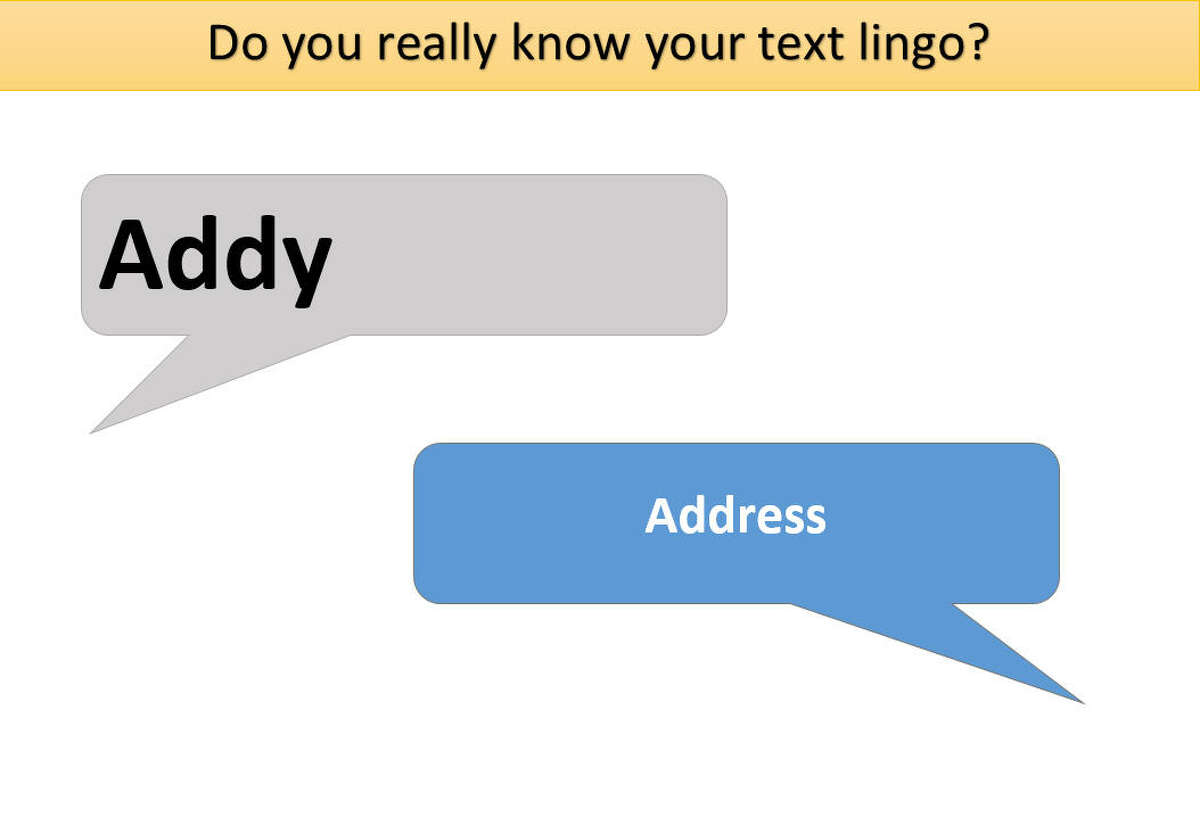 texting lingo