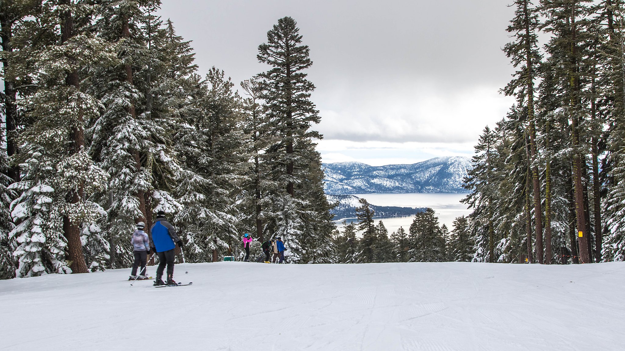 Storm Brings Mix Of Rain And Snow To Sierra