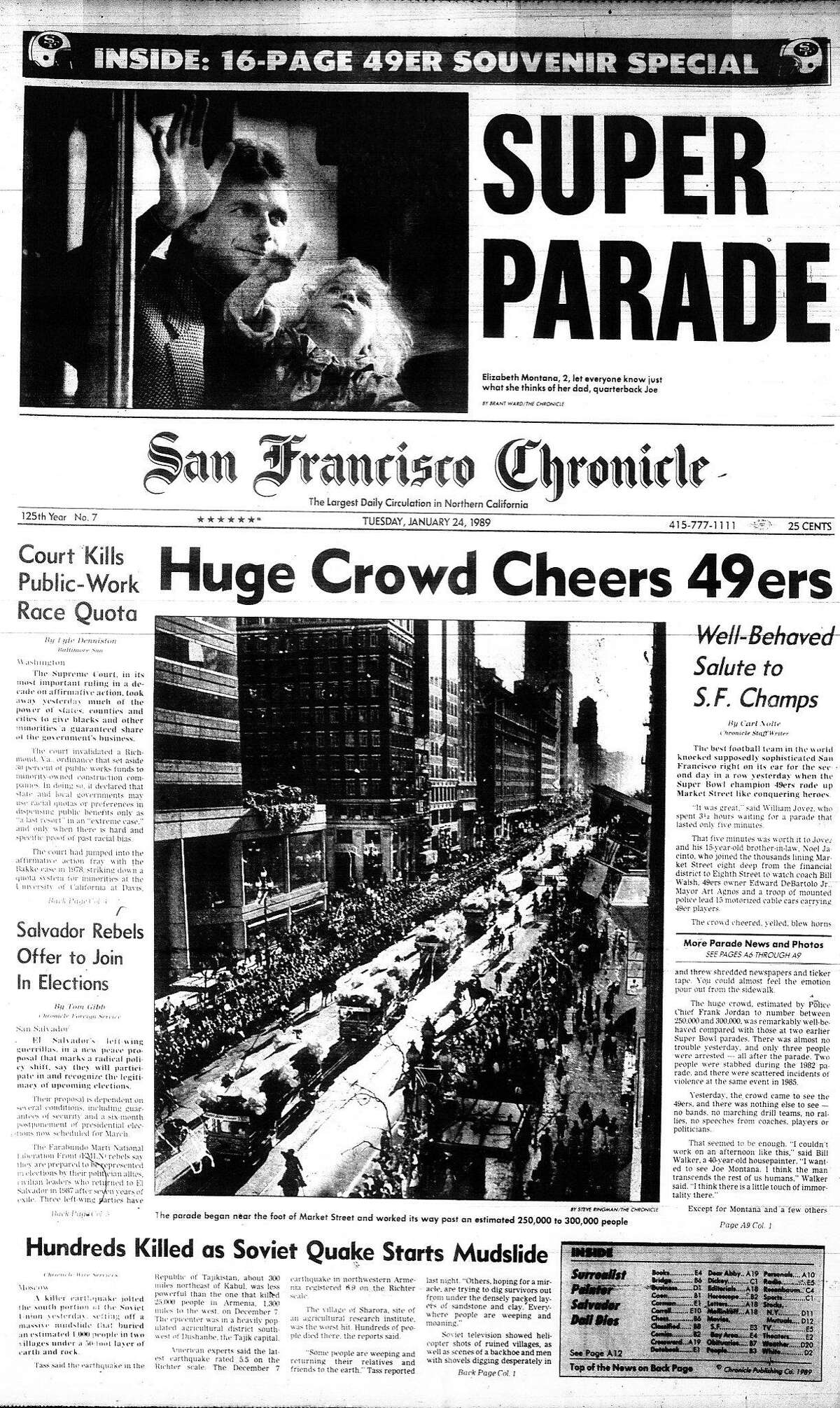 San Francisco Chronicle Magazine Warriors Forty Niners Superbowl 50