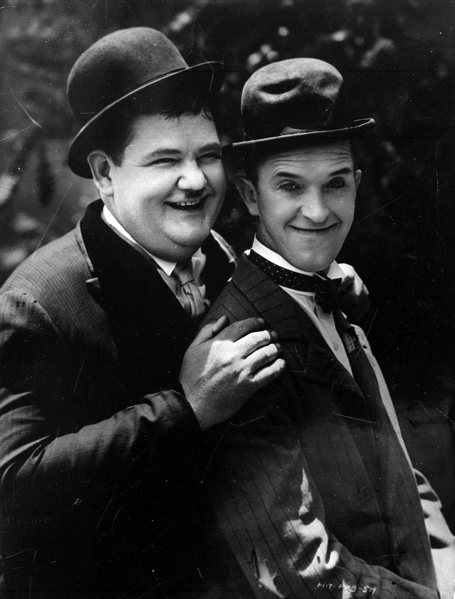 Oliver Hardy, (left) and Stan Laurel in 1930.