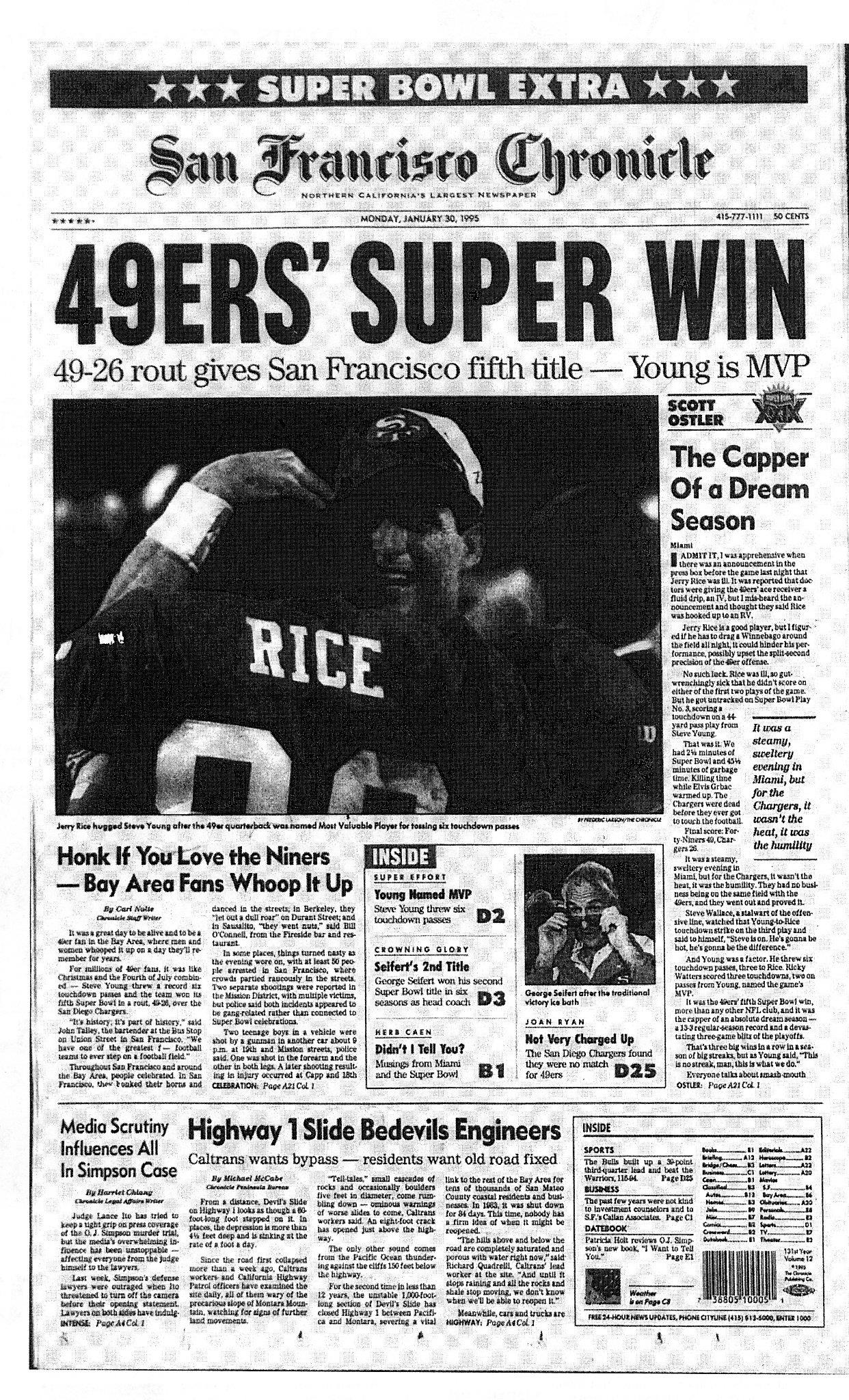 49ers reflect on last Super Bowl win in 1995 – Times Herald Online