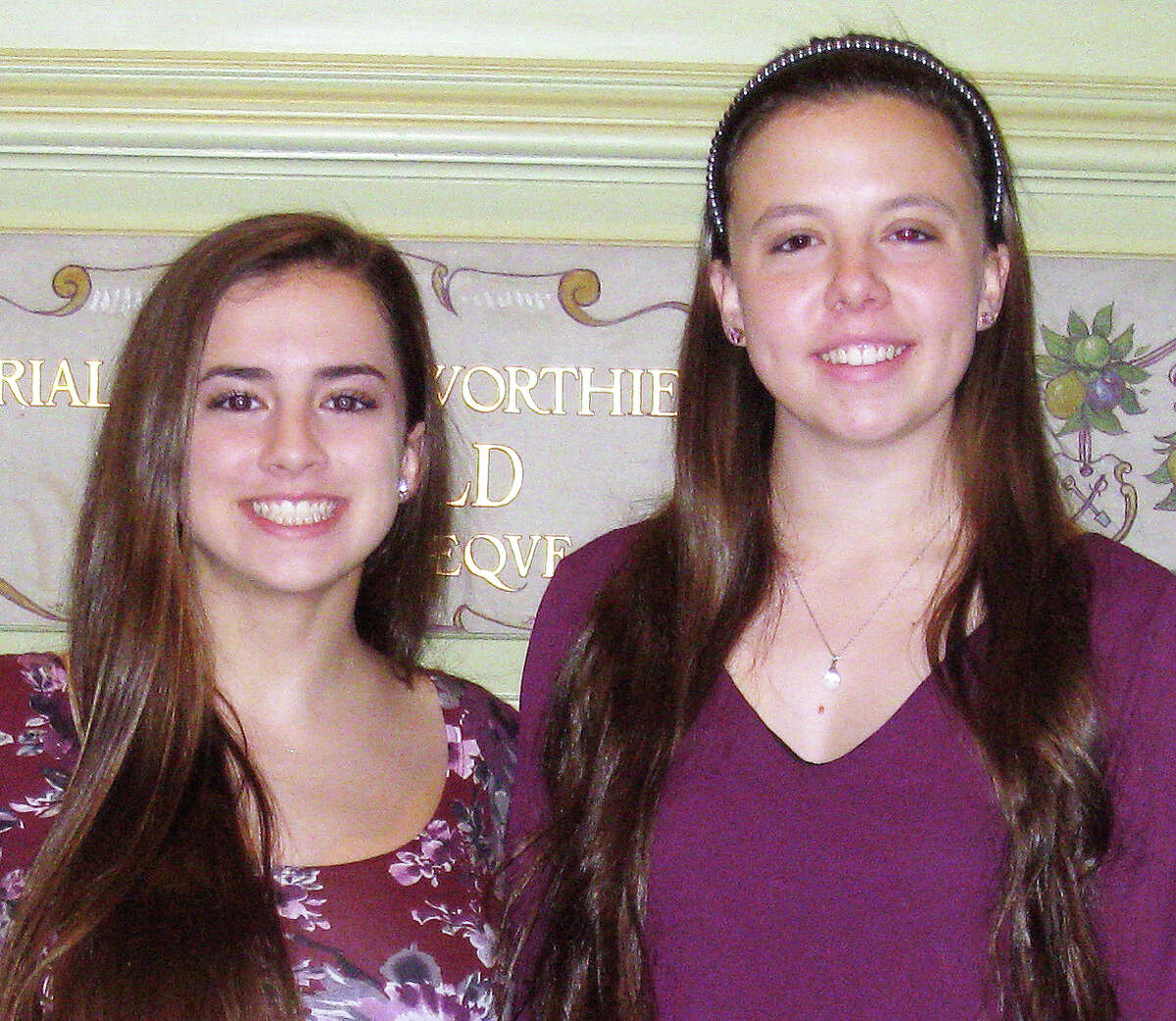 Sisters Isabella and Caroline Carrano, of Fairfield, both recently earned Girl Scouts' highest honor, the Gold Award.