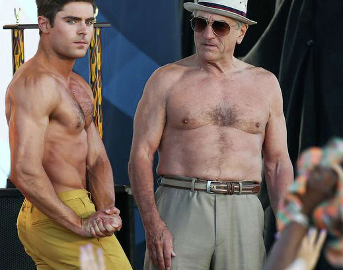Zac Efron, left, and Robert De Niro star in "Dirty Grandpa."﻿
