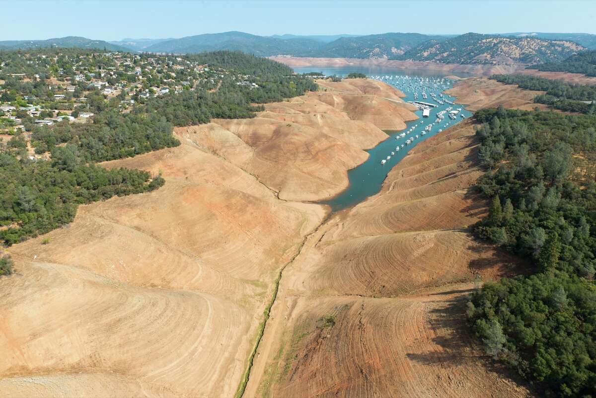 Beforeandafter photos of California reservoirs show impact of drought