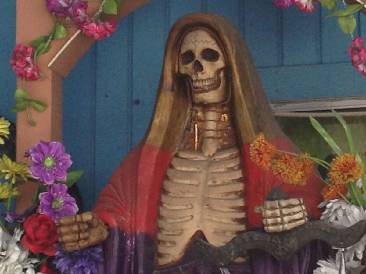Flores Spices on Airline Drive has a Santa Muerte shrine.