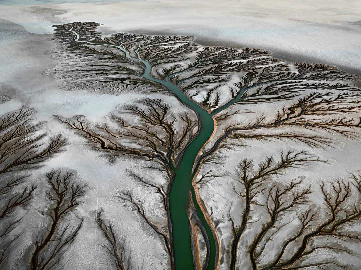 Edward Burtynsky's "Colorado River Delta #2, Near San Felipe, Baja, Mexico" is among works that will be on view during the 2016 FotoFest Biennial in Houston.