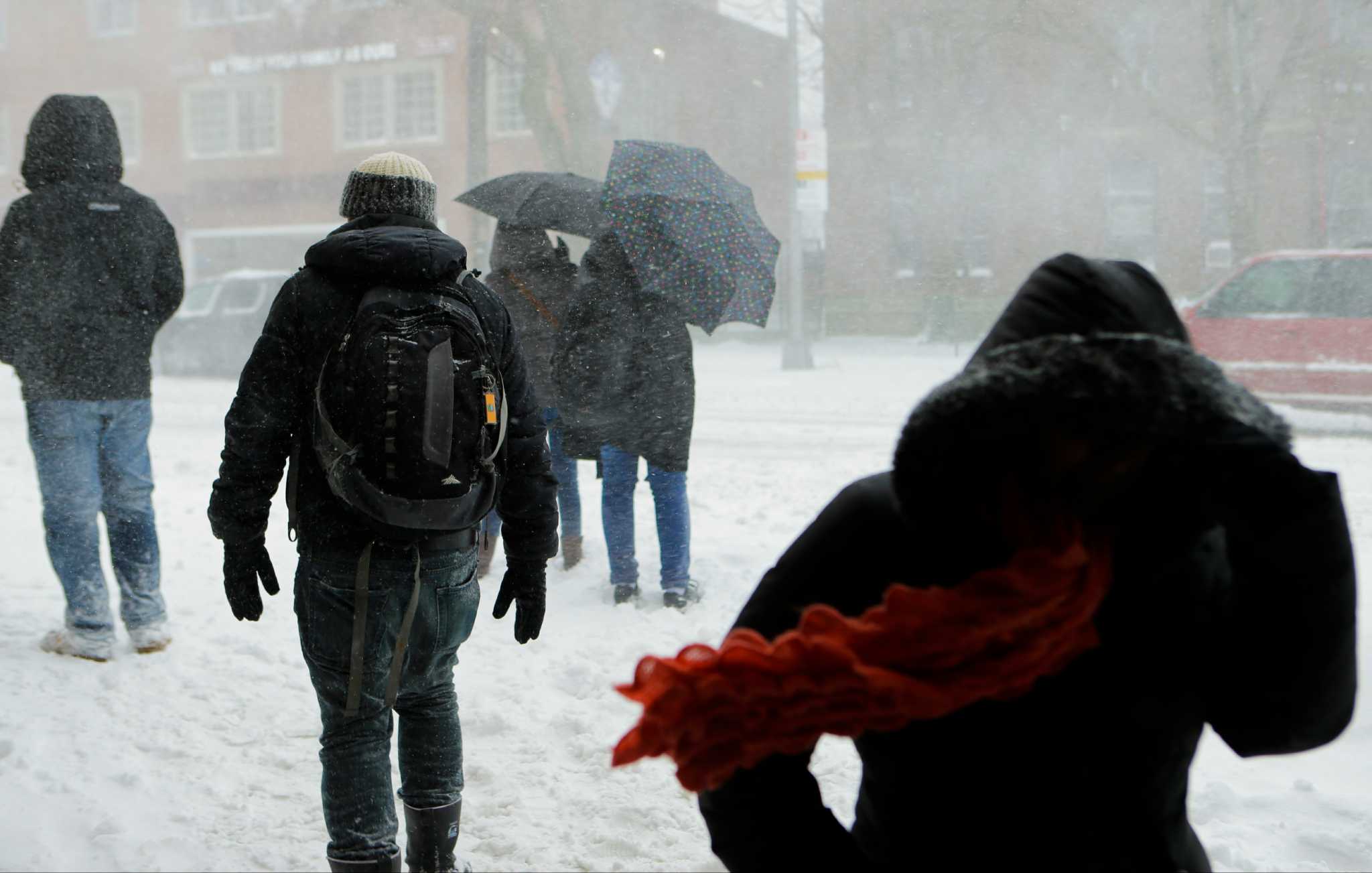 17 killed as heavy snow and hurricane-force winds bring much of East ...