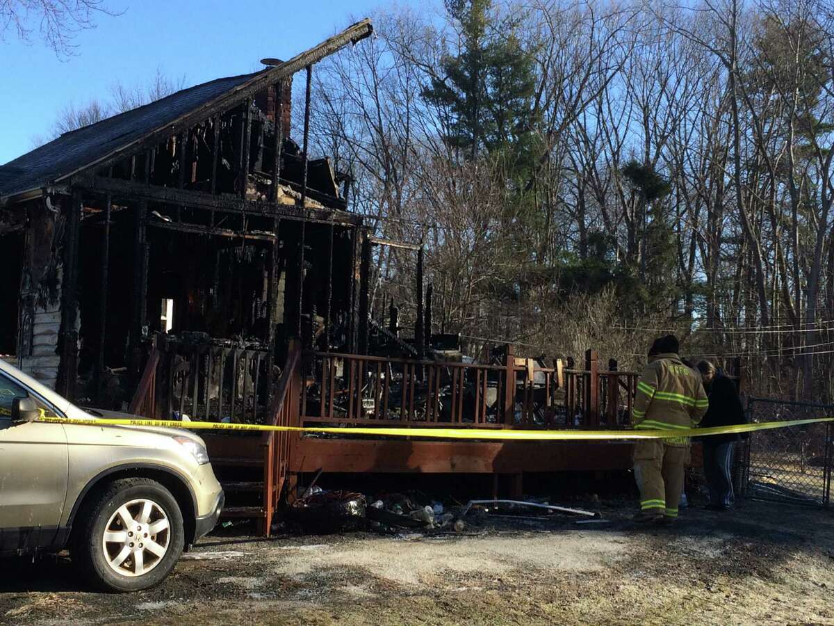 A home at 7 Ayre Drive in Guilderland was gutted by a fire that left at least 5 people homeless Jan. 24, 2016. (Lauren Stanforth/Times Union archive)