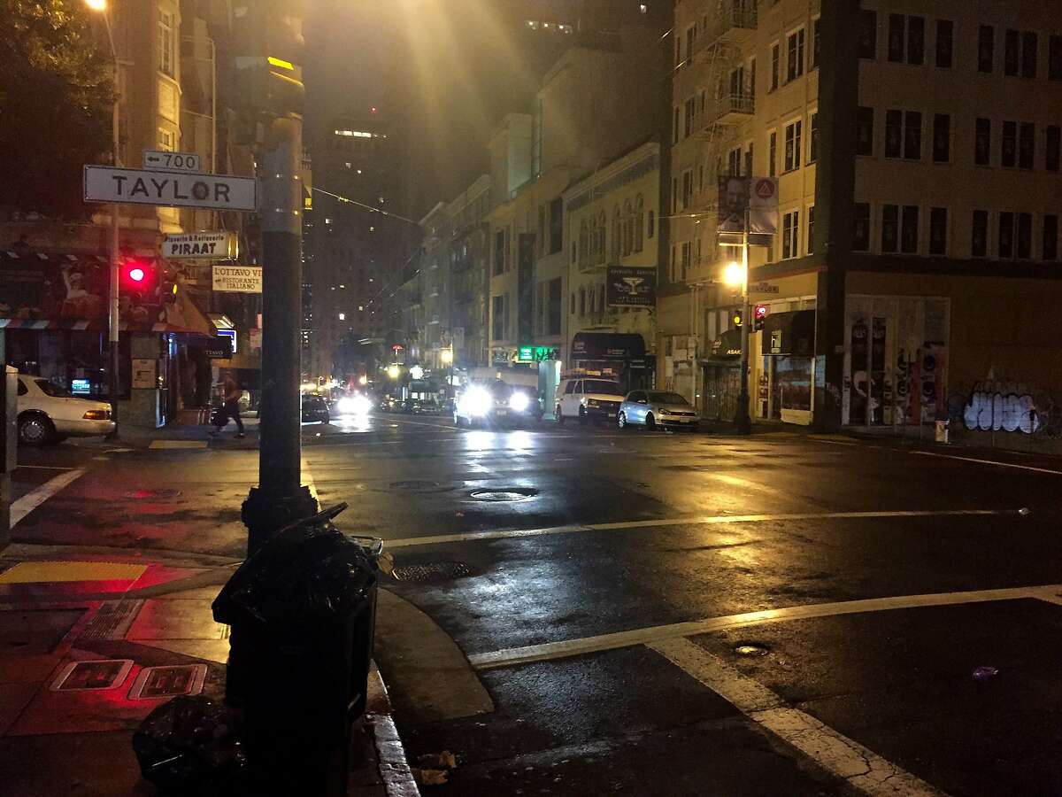 A man in his 20s was stabbed early Monday morning in San Francisco's Tenderloin neighborhood.