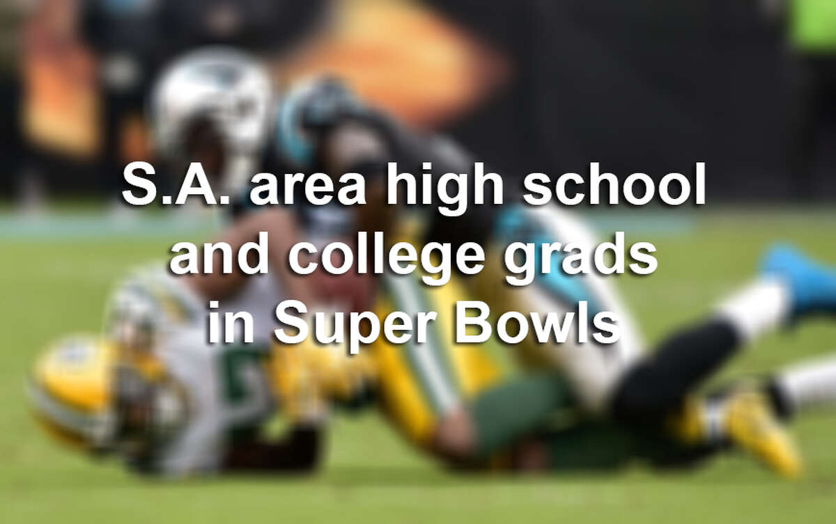 As the world gets ready for the Denver Broncos to face the Carolina Panthers in Super Bowl 50 on Sunday, Feb. 7, 2016, we look back at area high school and college grads who played for pro football's grand prize.