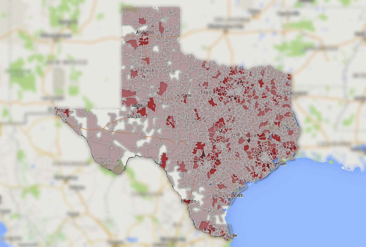 Texas is famous for its gun culture, and the new change in open-carry law has only done more to fuel the stereotype.Click here to look up your ZIP code in the CHL database.Here are the 40 ZIP codes where the most Texas handgun licence holders resided in 2016, and how many are in each area.