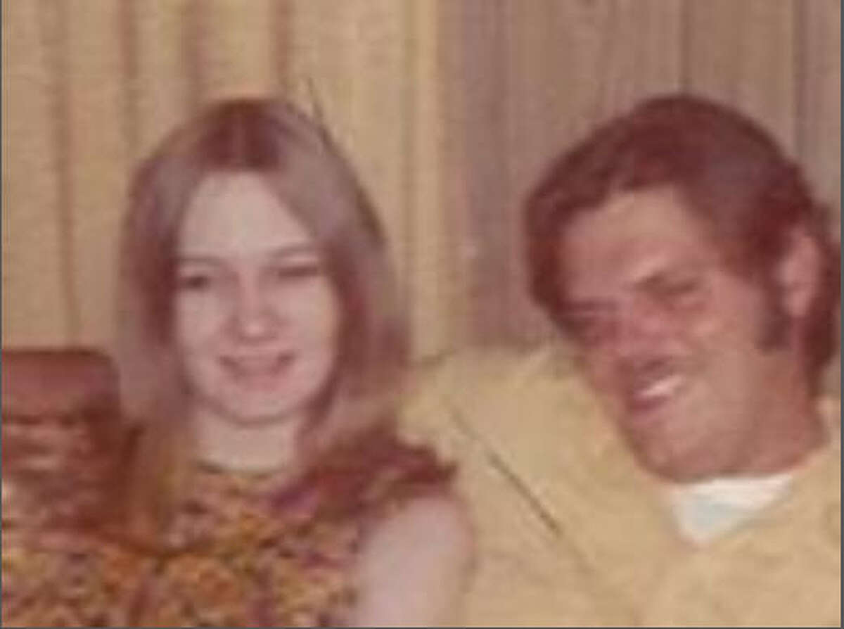 My mom with her first husband.