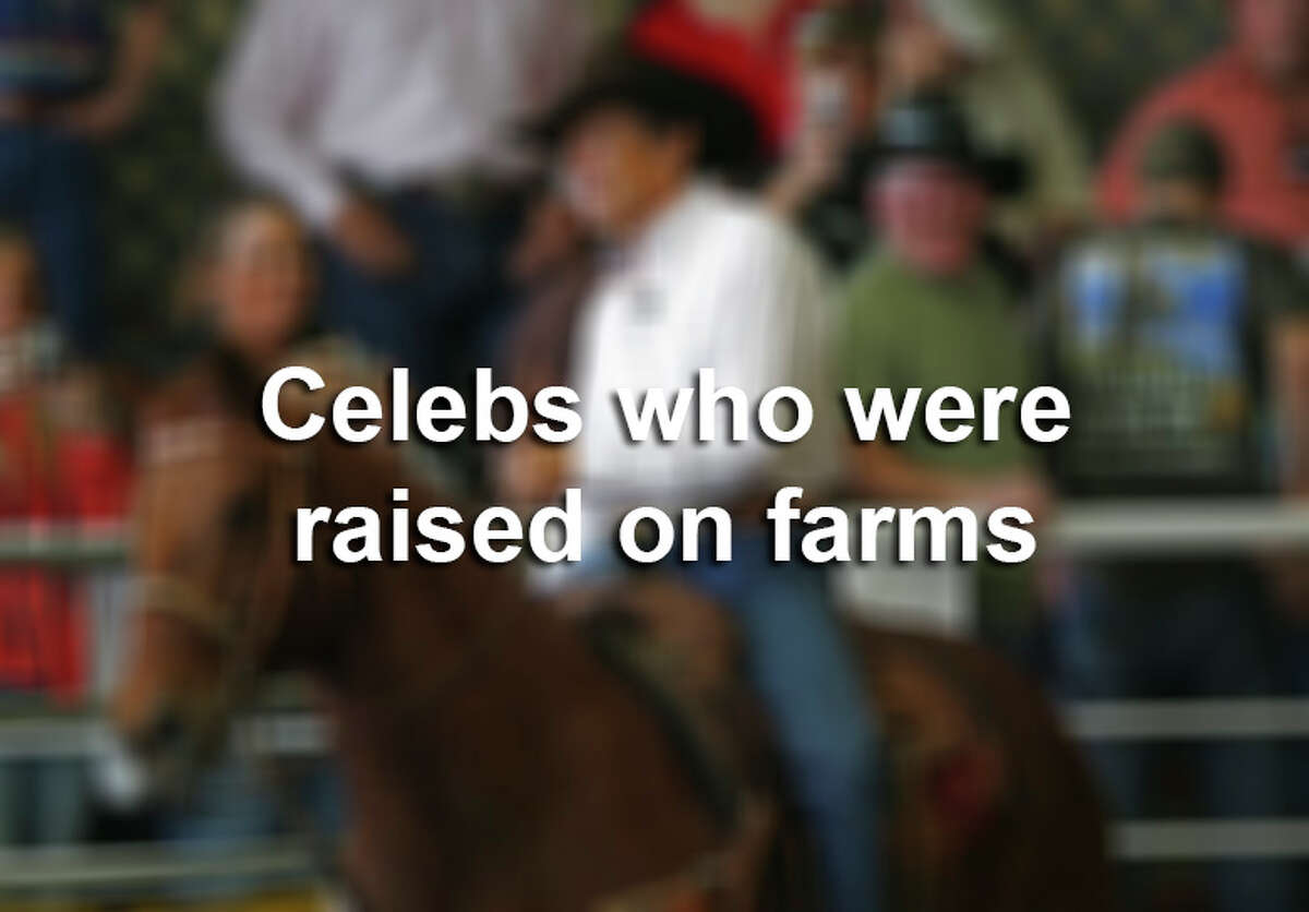 Click through the slideshow to view 15 celebrities you didn't know were raised on farms.