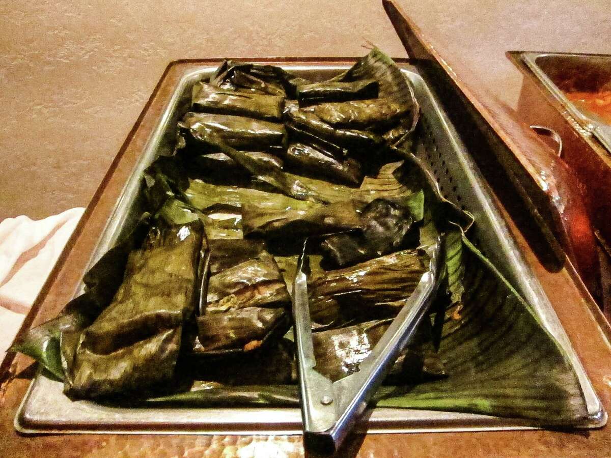Oaxacan tamales at Pico's Sunday brunch.