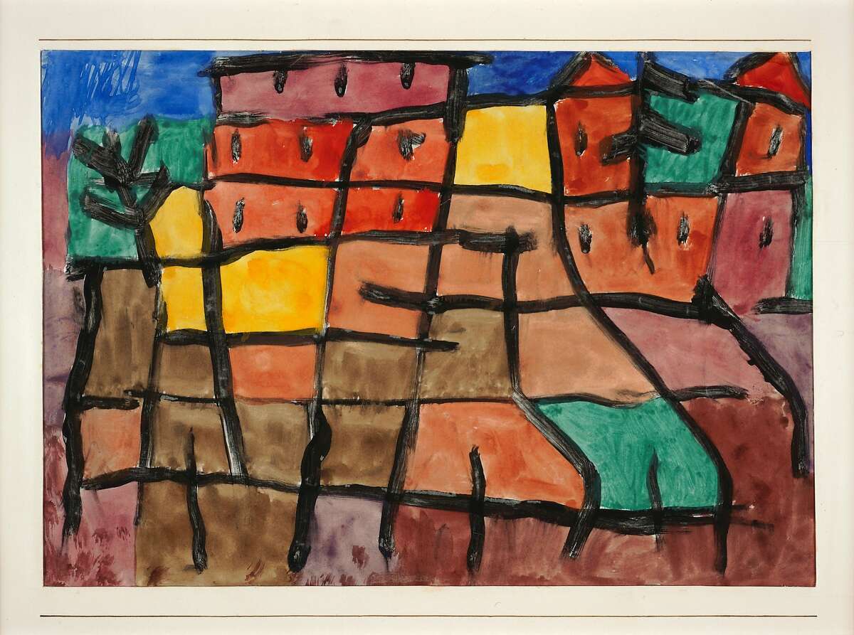 Paul Klee, Untitled (1940); watercolor and paste on paper; 7 7/8 x 11 1/2 in. 88.513.A_01_b01, 6/3/09, 1:58 PM, 8C, 7500x9105 (0+300), 125%, Custom, 1/25 s, R87.3, G64.5, B73.3