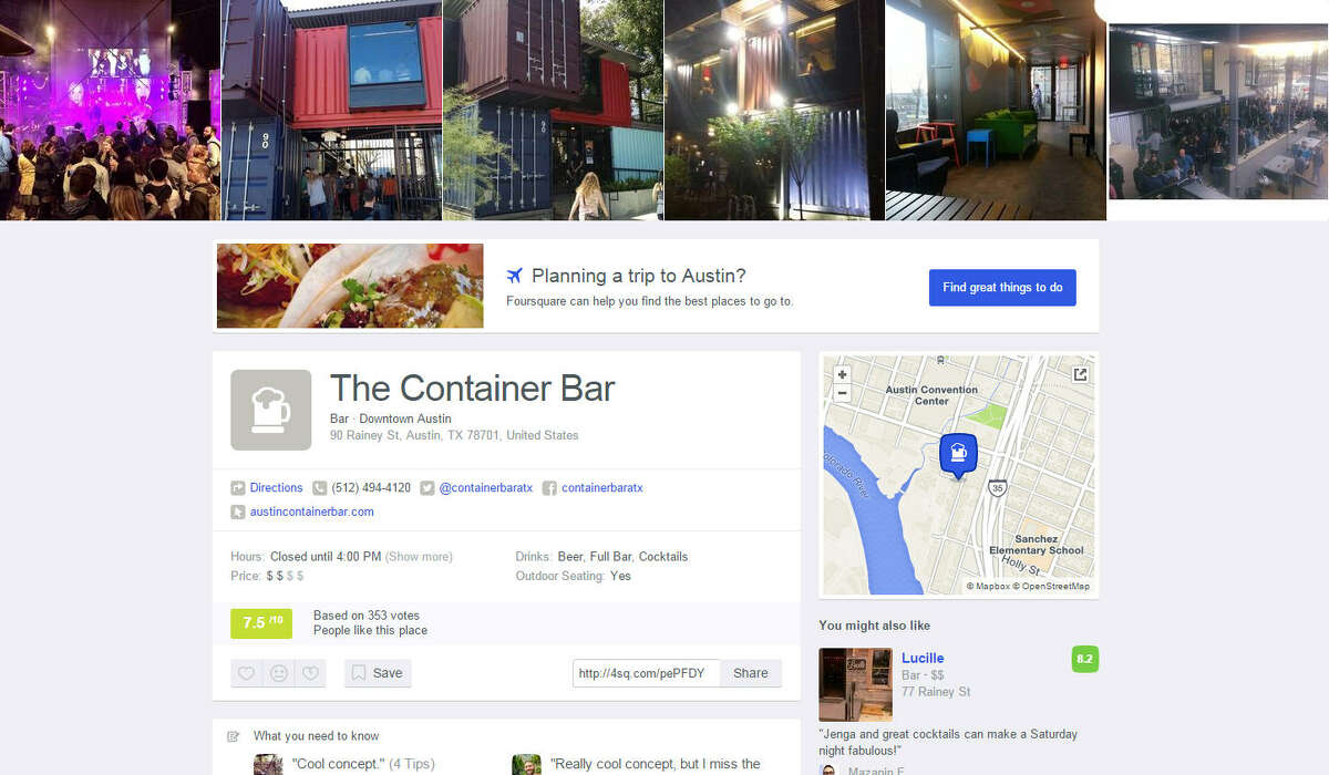 20. The Container Bar 90 Rainey Street Austin, Texas, 78701