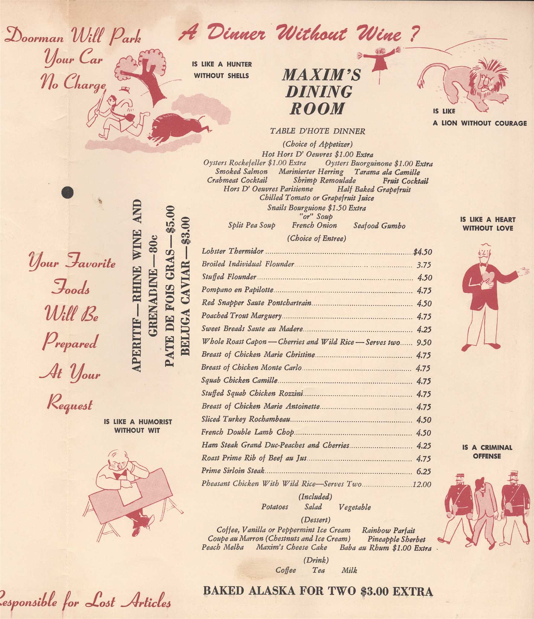 Vintage menus show which foods Americans used to love - Houston Chronicle1767 x 2048