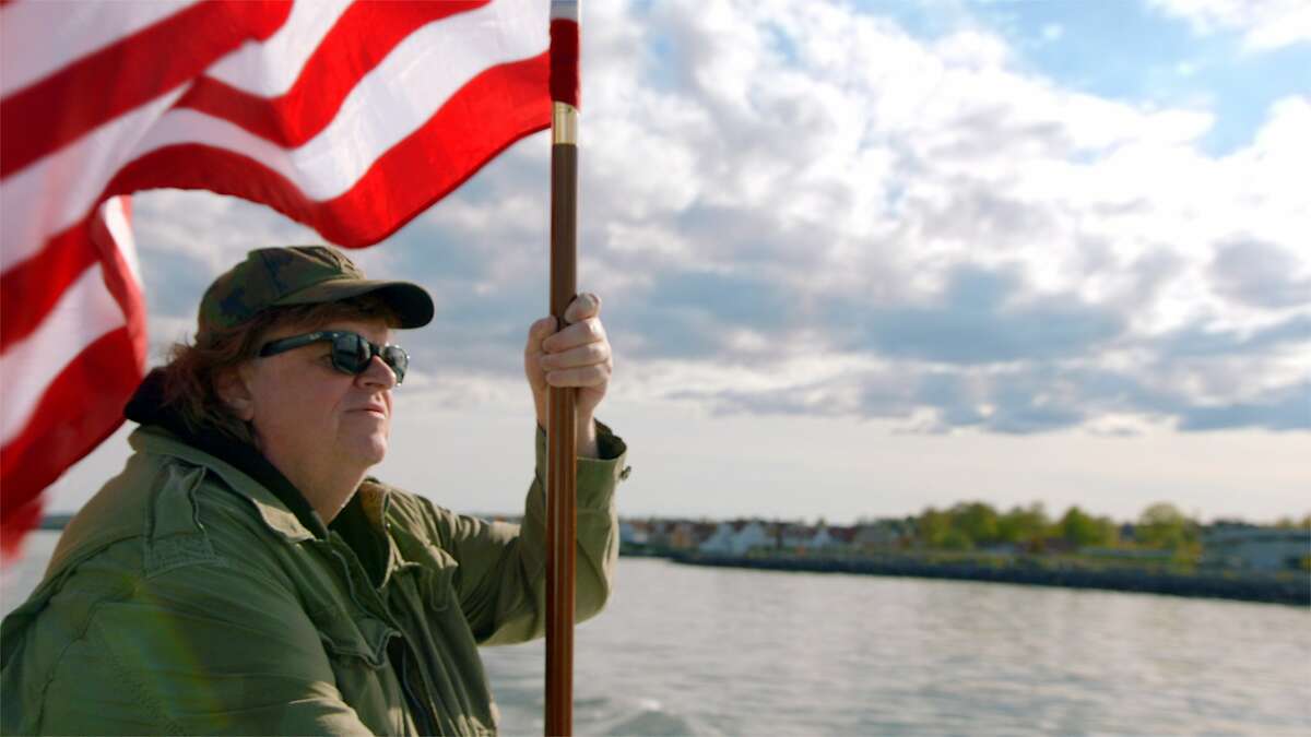 Michael Moore in "Where to Invade Next," which he directed.