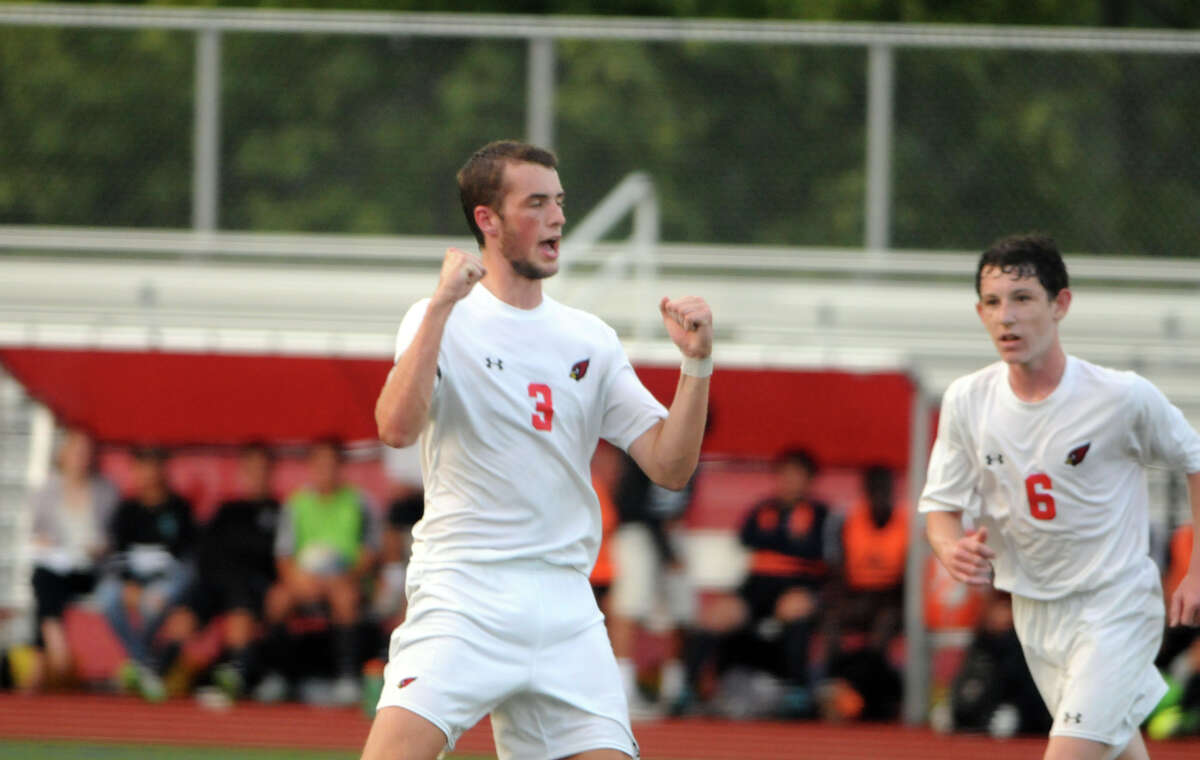 Greenwich’s Nick Bartels returned from a posterior cruciate ligament injury to lead the Cards last season. Now he’ll be playing Collegiate soccer at Columbia.