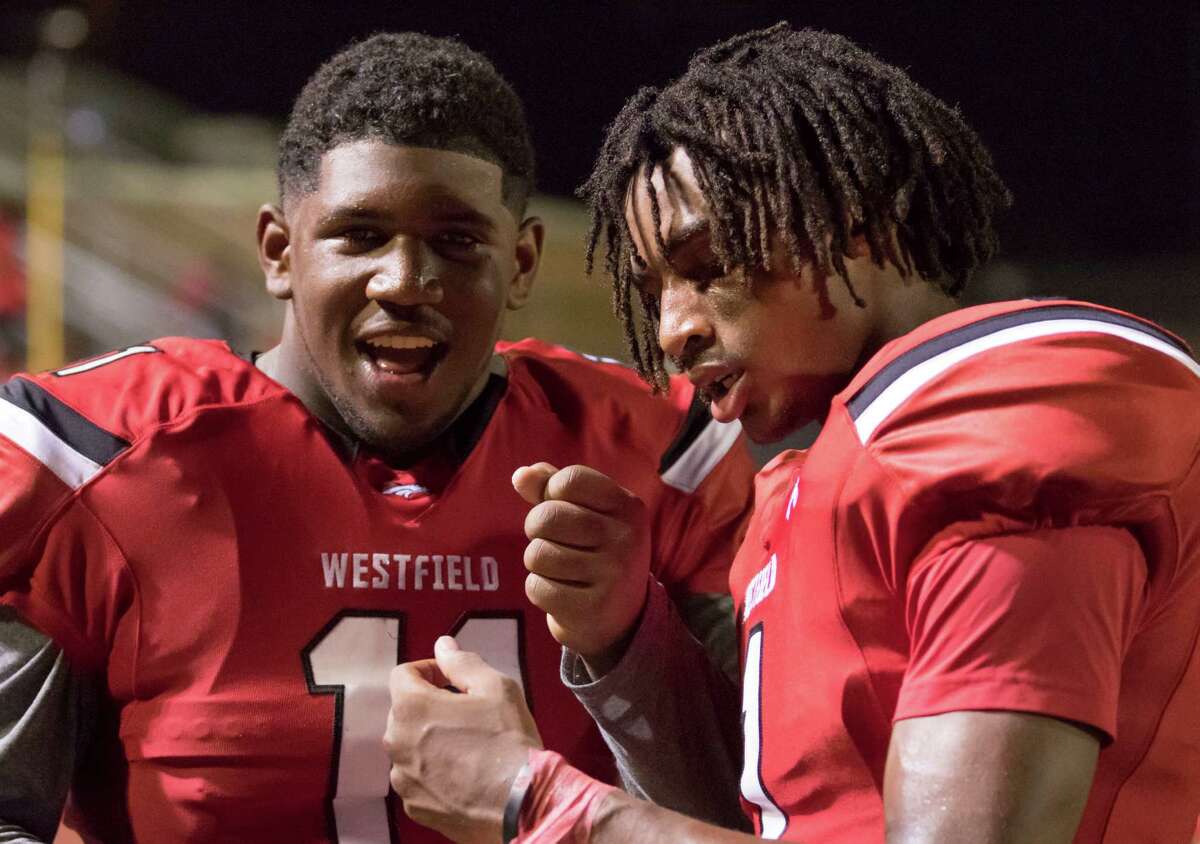 Westfield's Ed Oliver (left) and Tyrie Cleveland are two of the top 100 Greater Houston-area recruits. Browse through the photos to see the complete list of the Top 100 and where they are planning on going to school.