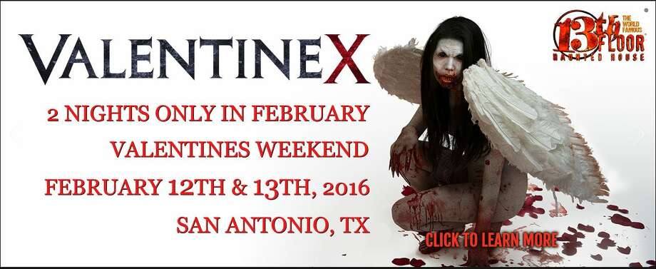 San Antonio S 13th Floor Haunted House Opening For Valentine S Day