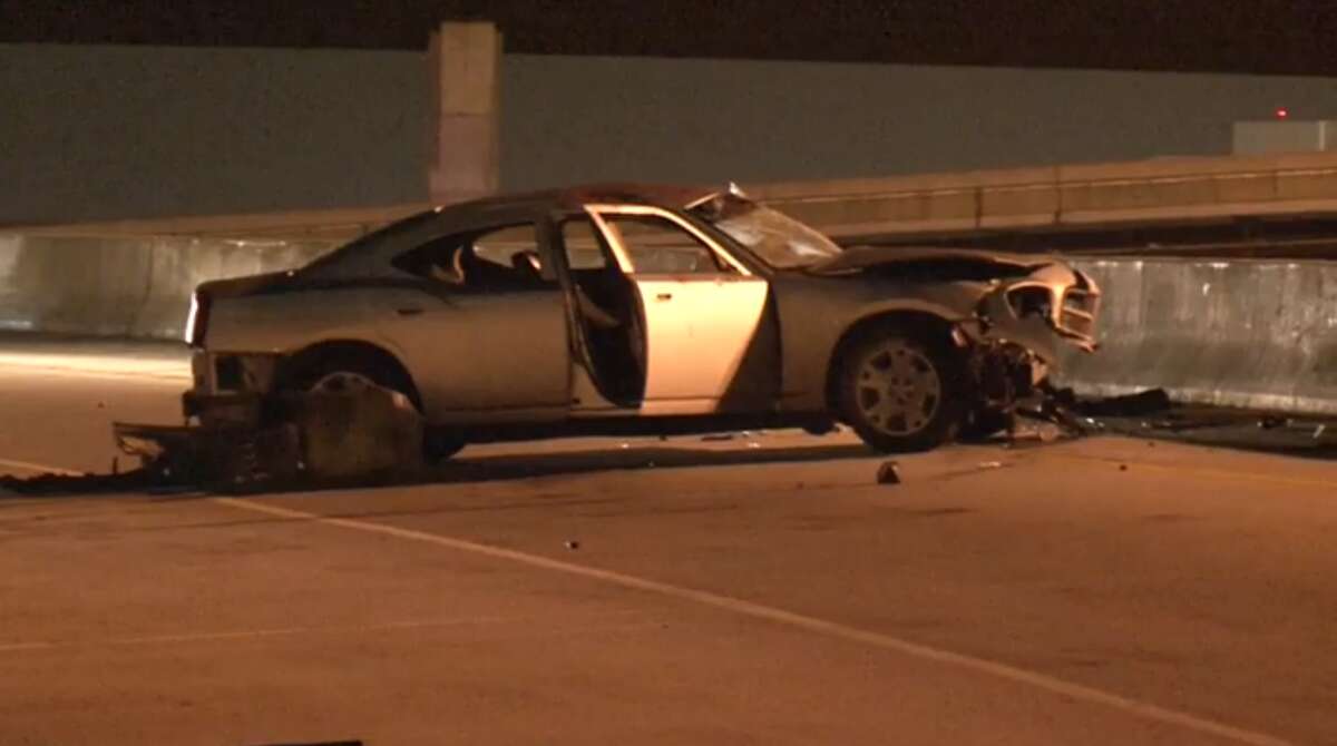 Dodge Charger flips, driver killed