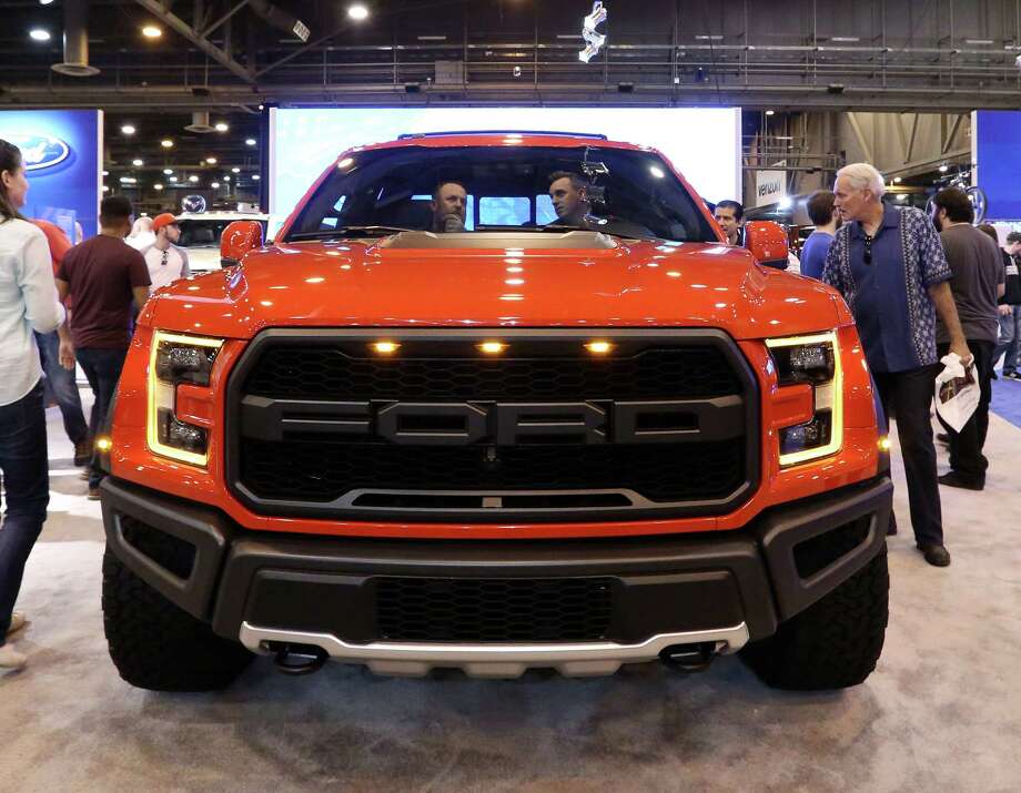 2016 Houston Auto Show Brings Out The Trucks Fast Cars Tricked A 2017 Ford Raptor Is Seen At The 2016 Houston Auto Show Saay Jan