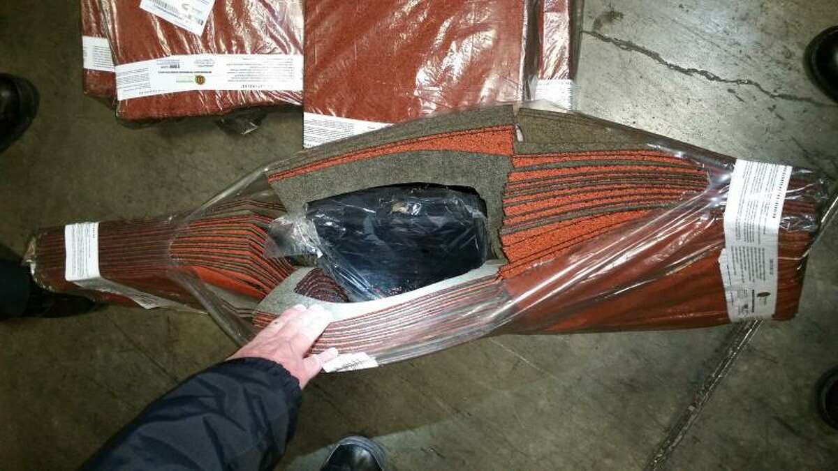 U.S. Customs and Border Protection officers found 288 marijuana-filled bundles when a box truck hauling pallets of roofing shingles was making its way to the El Paso port of entry on Jan. 21.