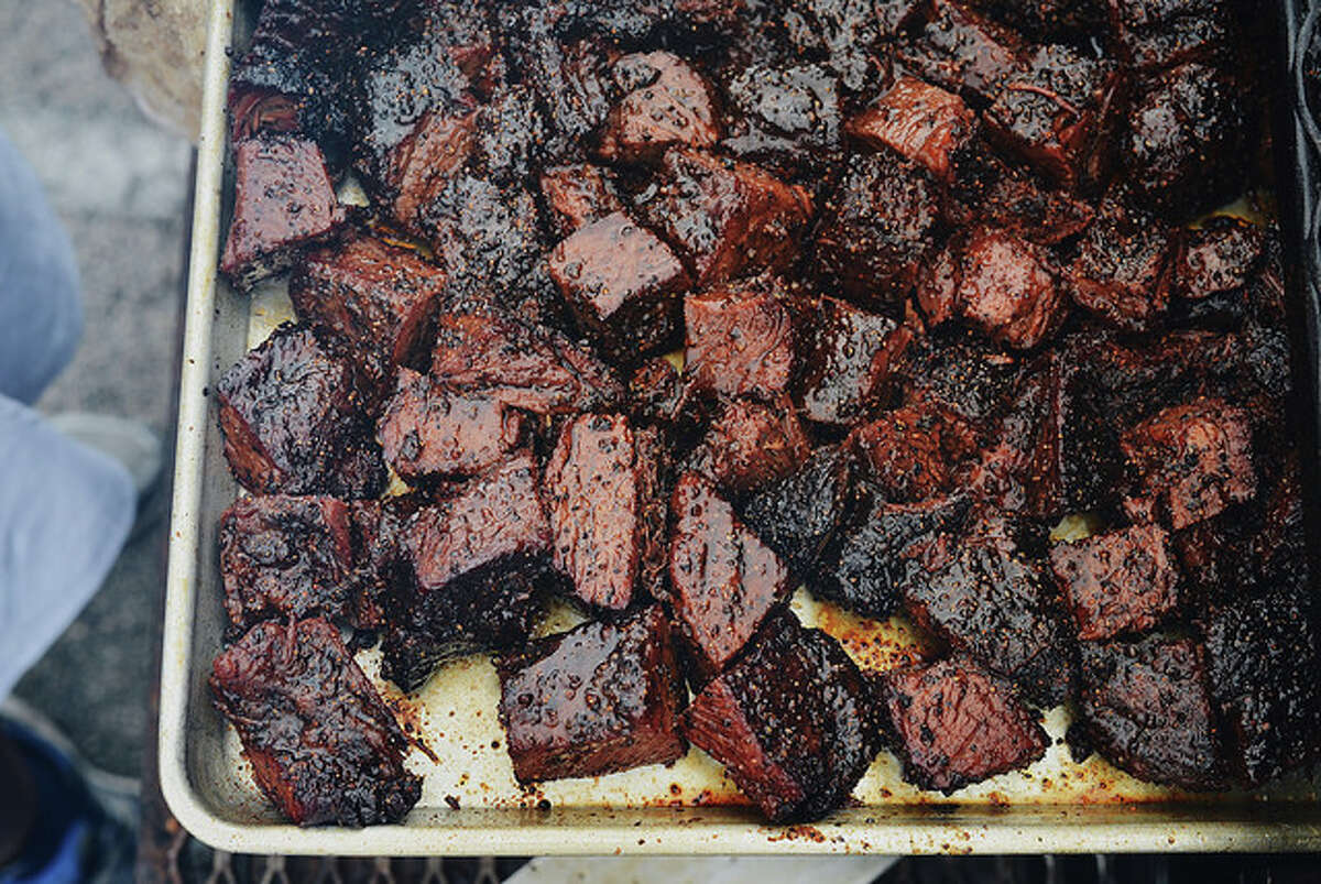 Burnt ends at the Houston Barbecue Festival.