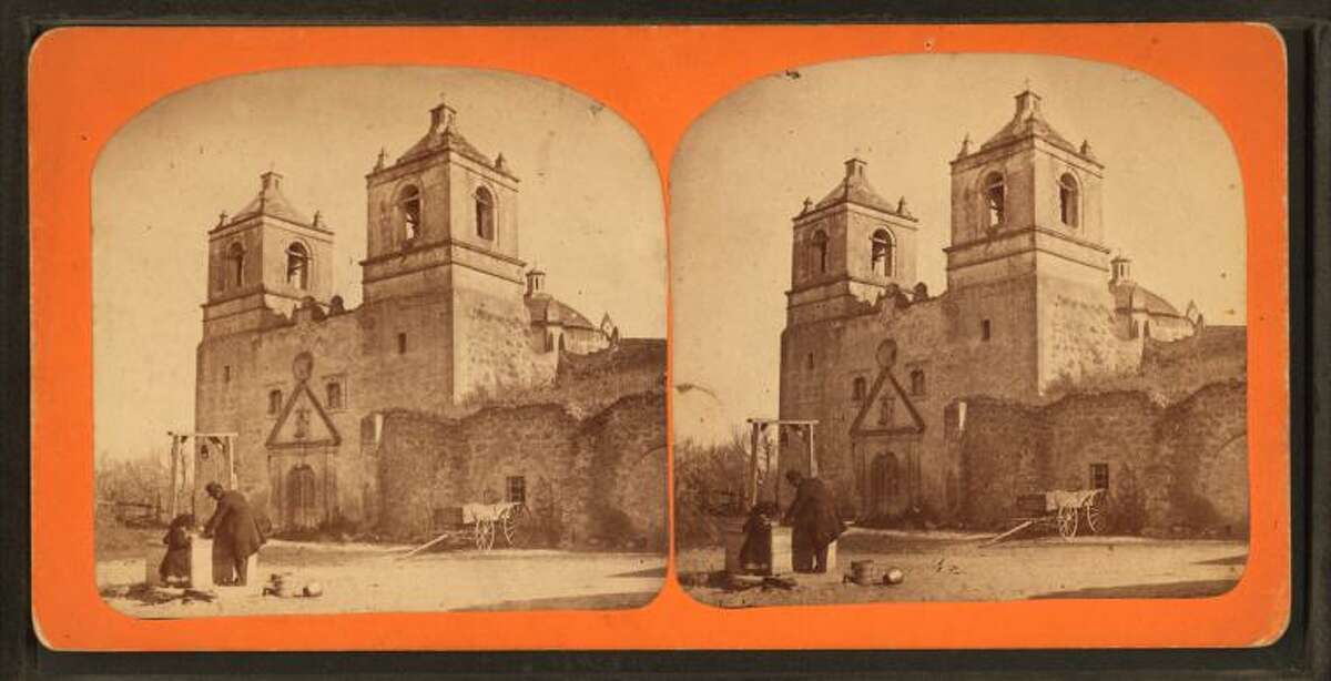 Mission ConcepcionStereoscopic view, 1876-1879