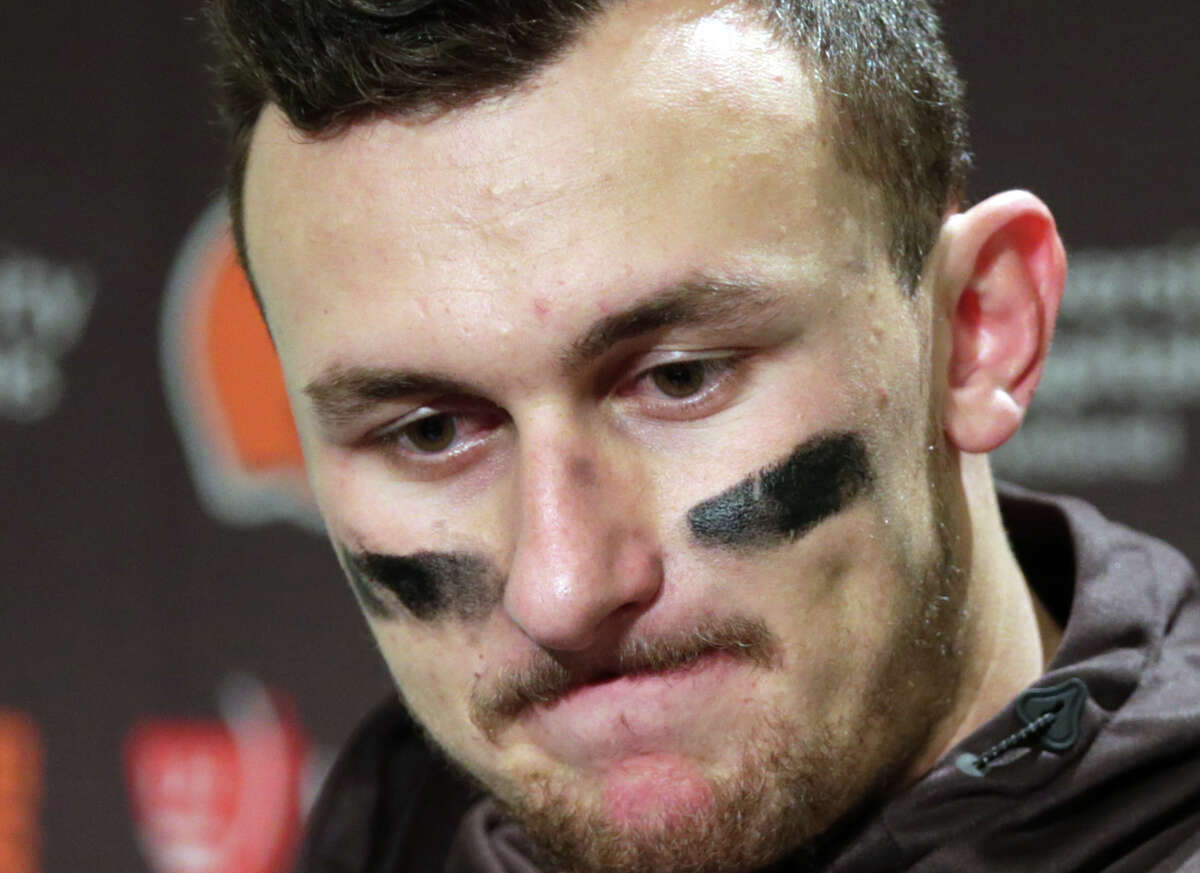 Johnny Manziel's offseason exploits now include reportedly being a passenger in a vehicle that struck a light pole and then fleeing on foot. Click through the gallery to see more of Manziel's highs and lows in football.