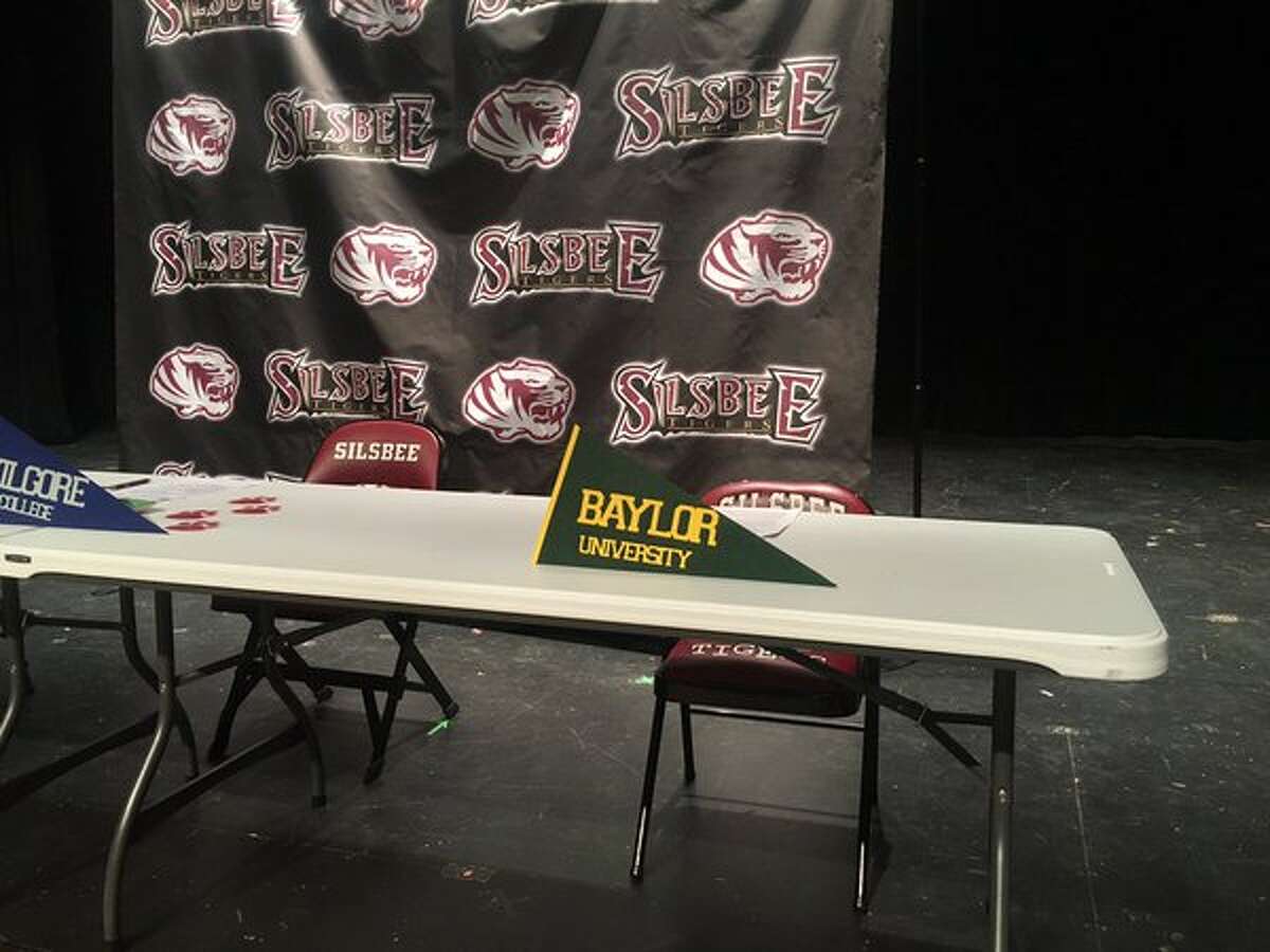 A table is set for Silsbee athletes on National Signing Day.