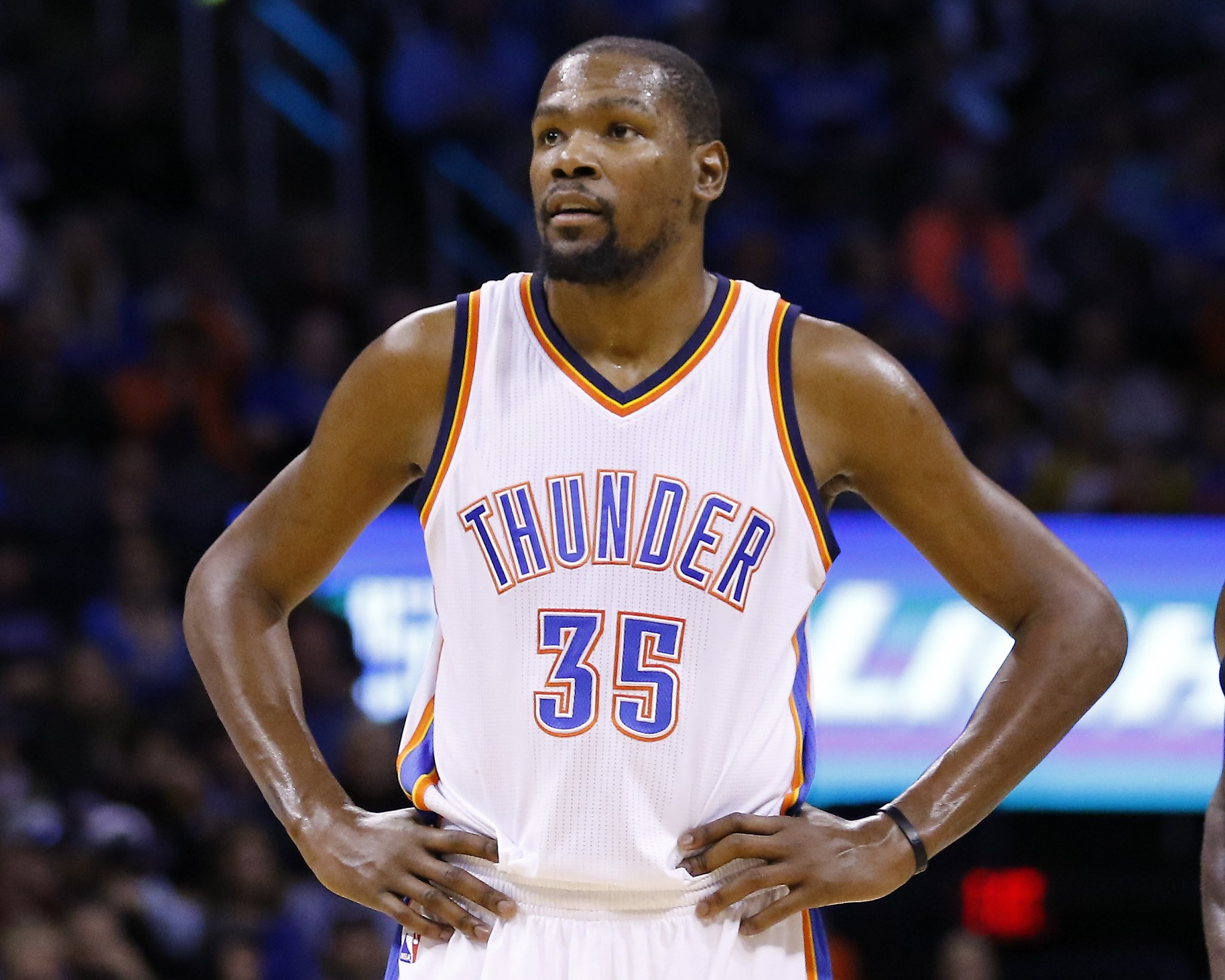 Kevin Durant on his Thunder jersey No. 35: 'That thing's going to