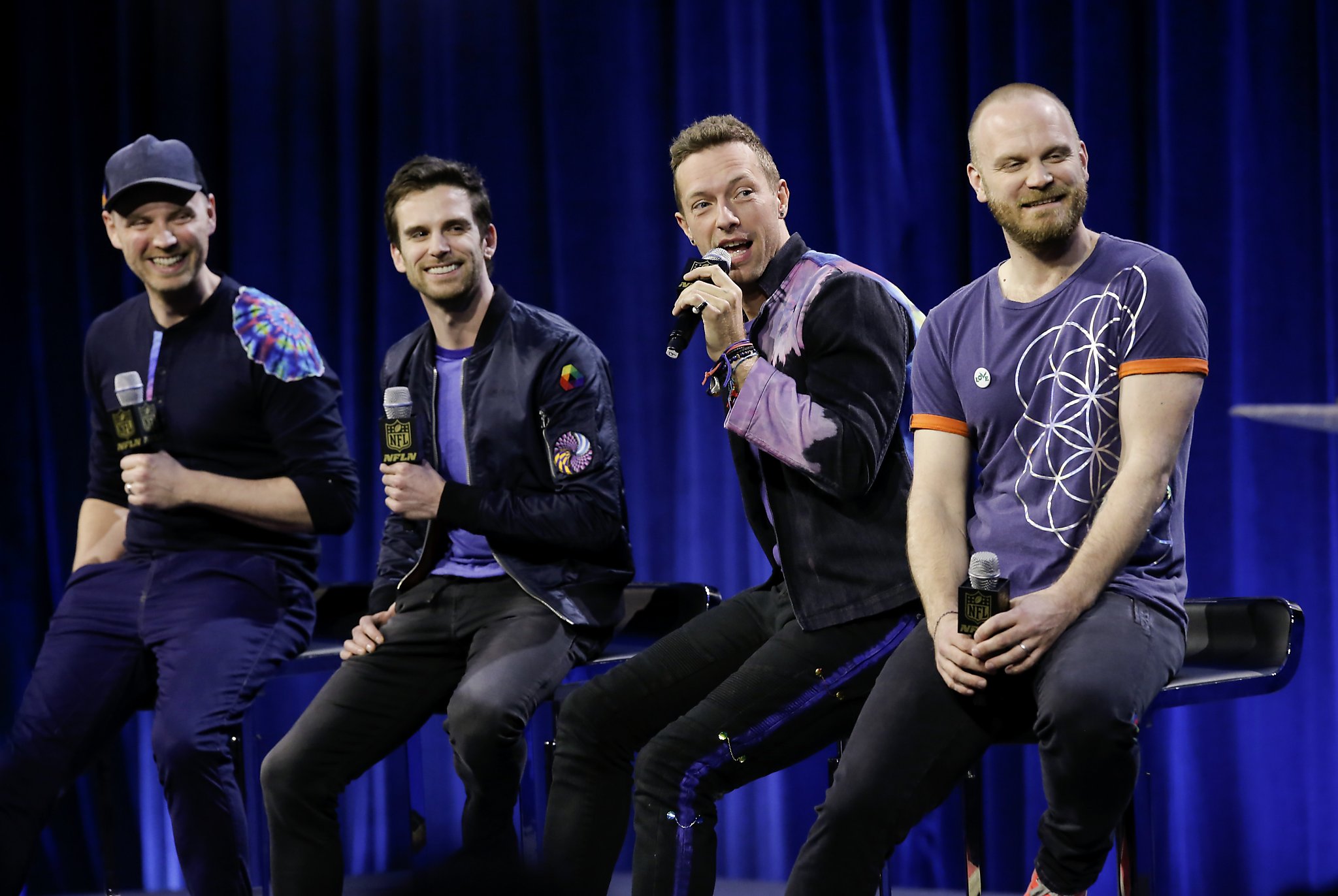 Coldplay (Chris Martin, Will Champion, Jonny Buckland, Guy…