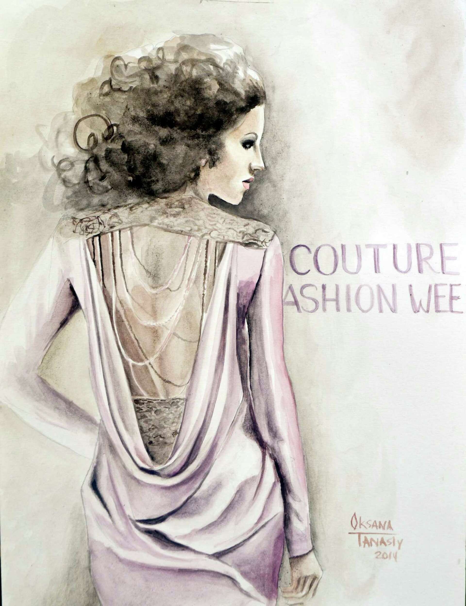 Clothes by Dior, Pucci and Galliano inspire Norwalk painter's art