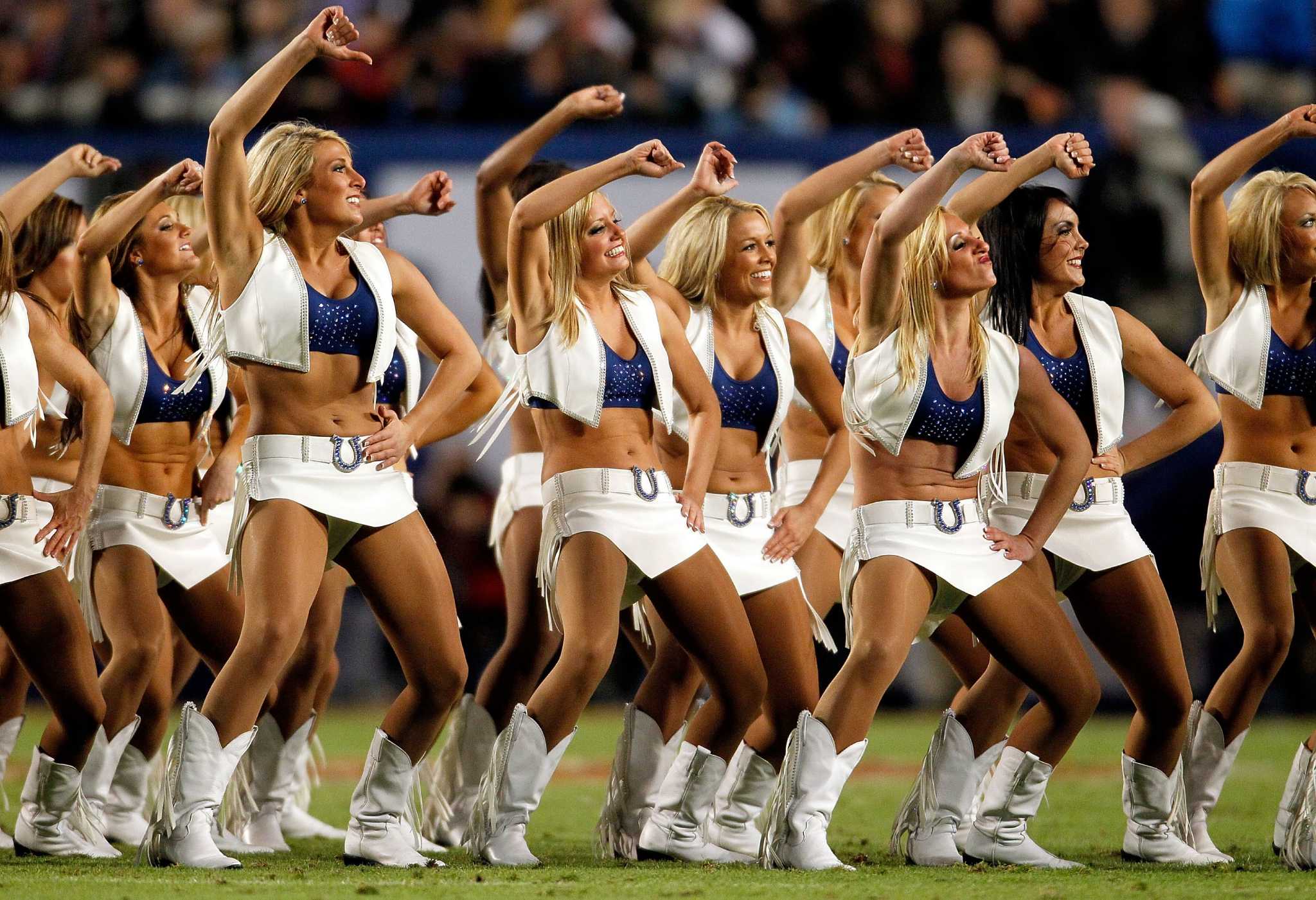 Super Bowl cheerleaders through the years