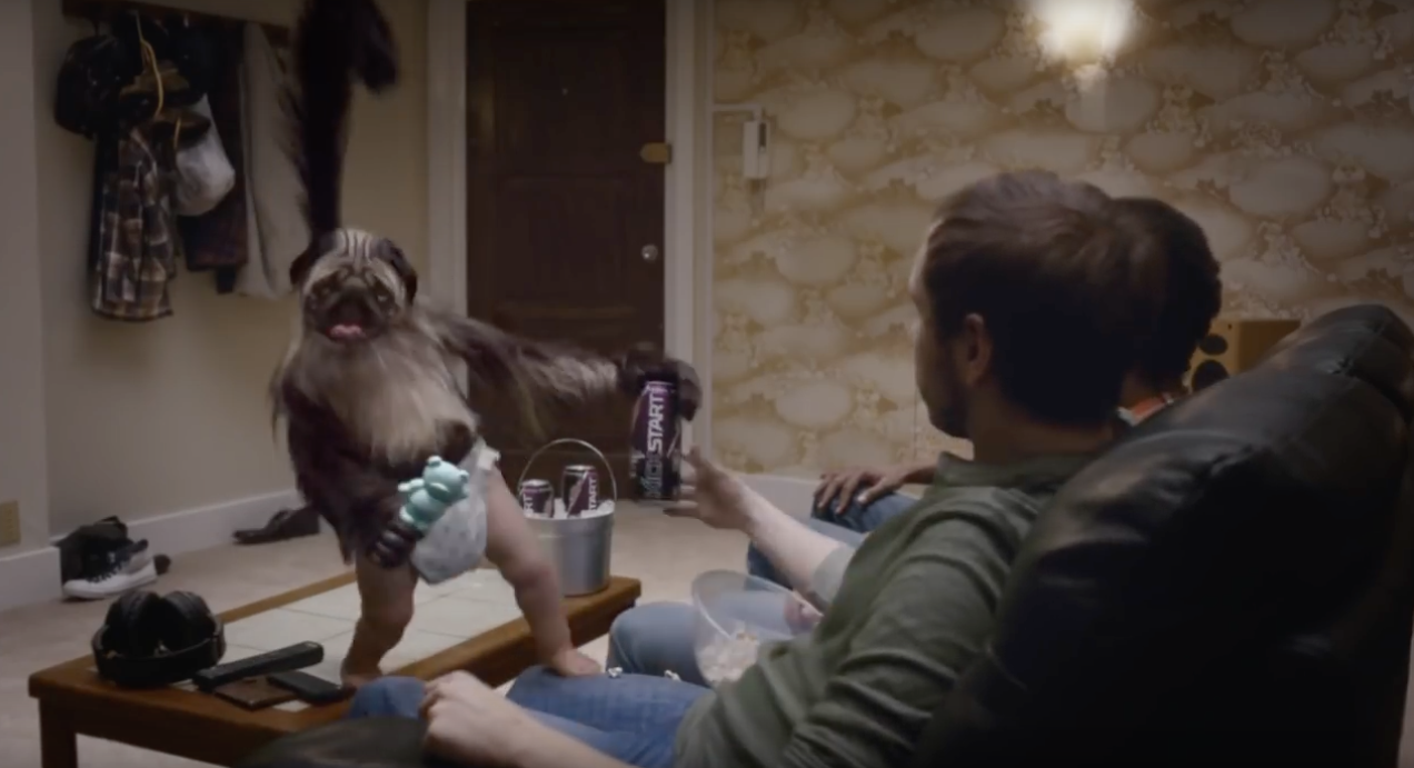 GIF mountain dew super bowl 2016 puppymonkeybaby - animated GIF on