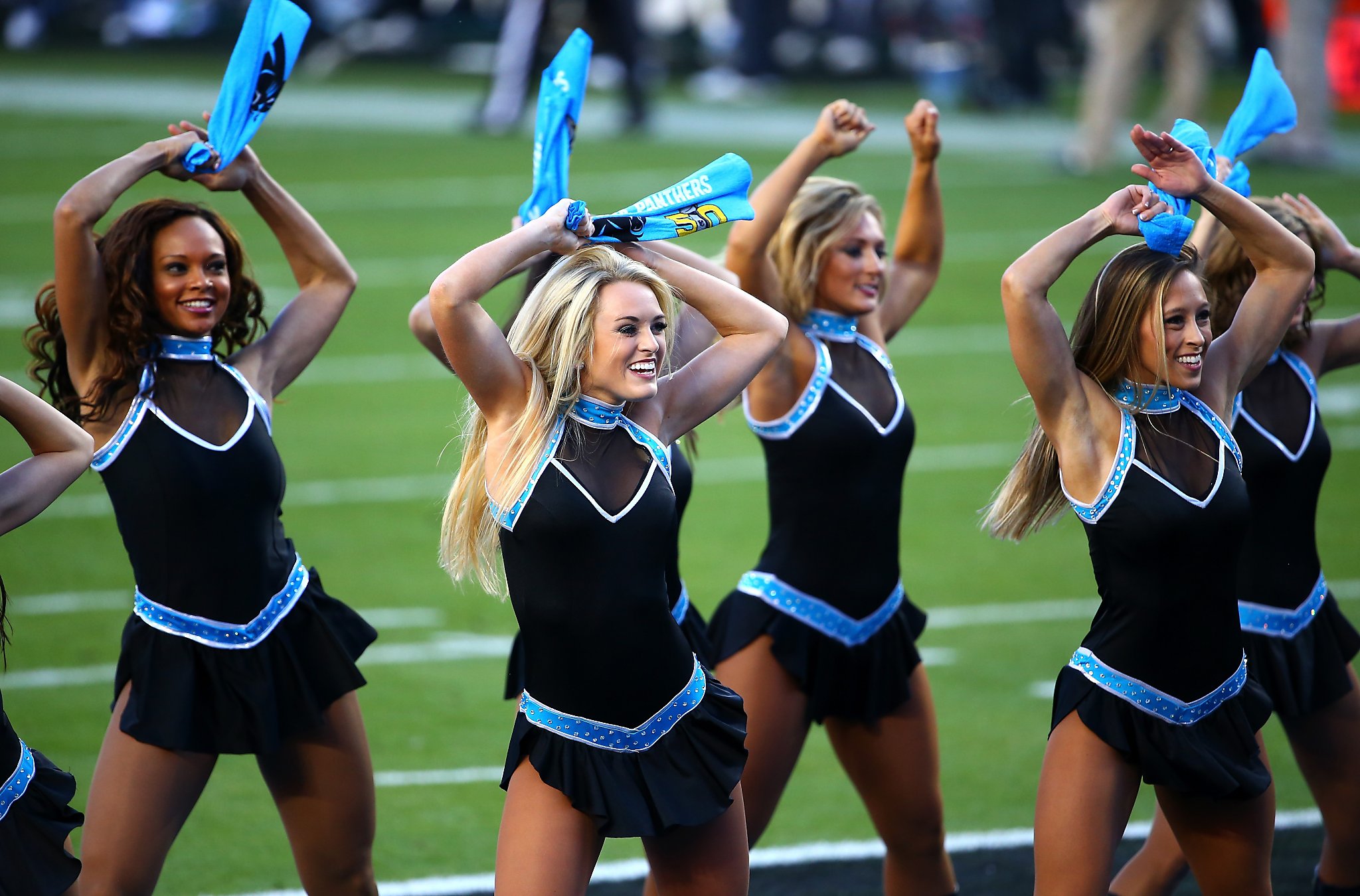 Former West Forsyth cheerleader will be at Super Bowl as part of Panthers'  TopCats (copy)