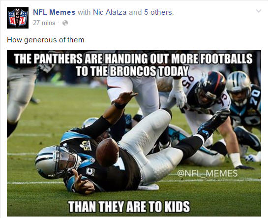 NFL Memes - How generous