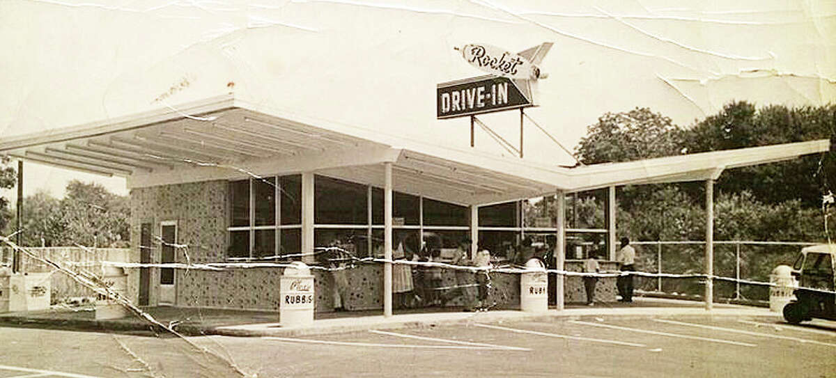 A new book, "Lost Restaurants of Fairfield," showcases dining spots from the town's past, including the futuristic Rockets Drive-In, which stood on the Black Rock Turnpike site where Tomato & Basil restaurant is today.