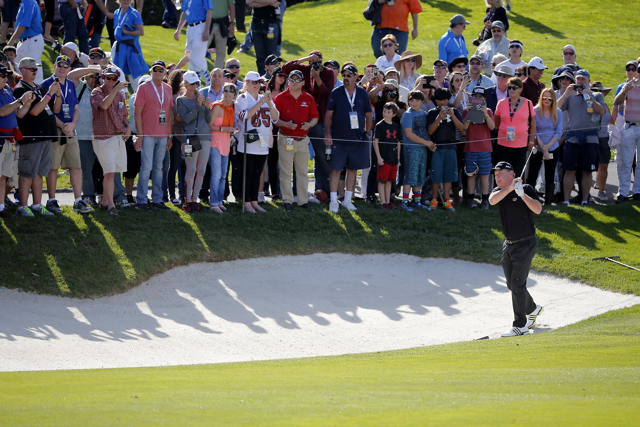 NFL - Aaron Rodgers + San Francisco Giants P Matt Cain participating in the  Pebble Beach Pro-Am!