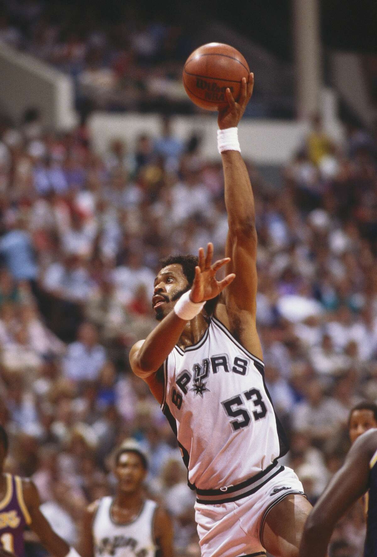 Former Spurs center Artis Gilmore was ranked 70th by ESPN on its list of the top 100 players in NBA history. 